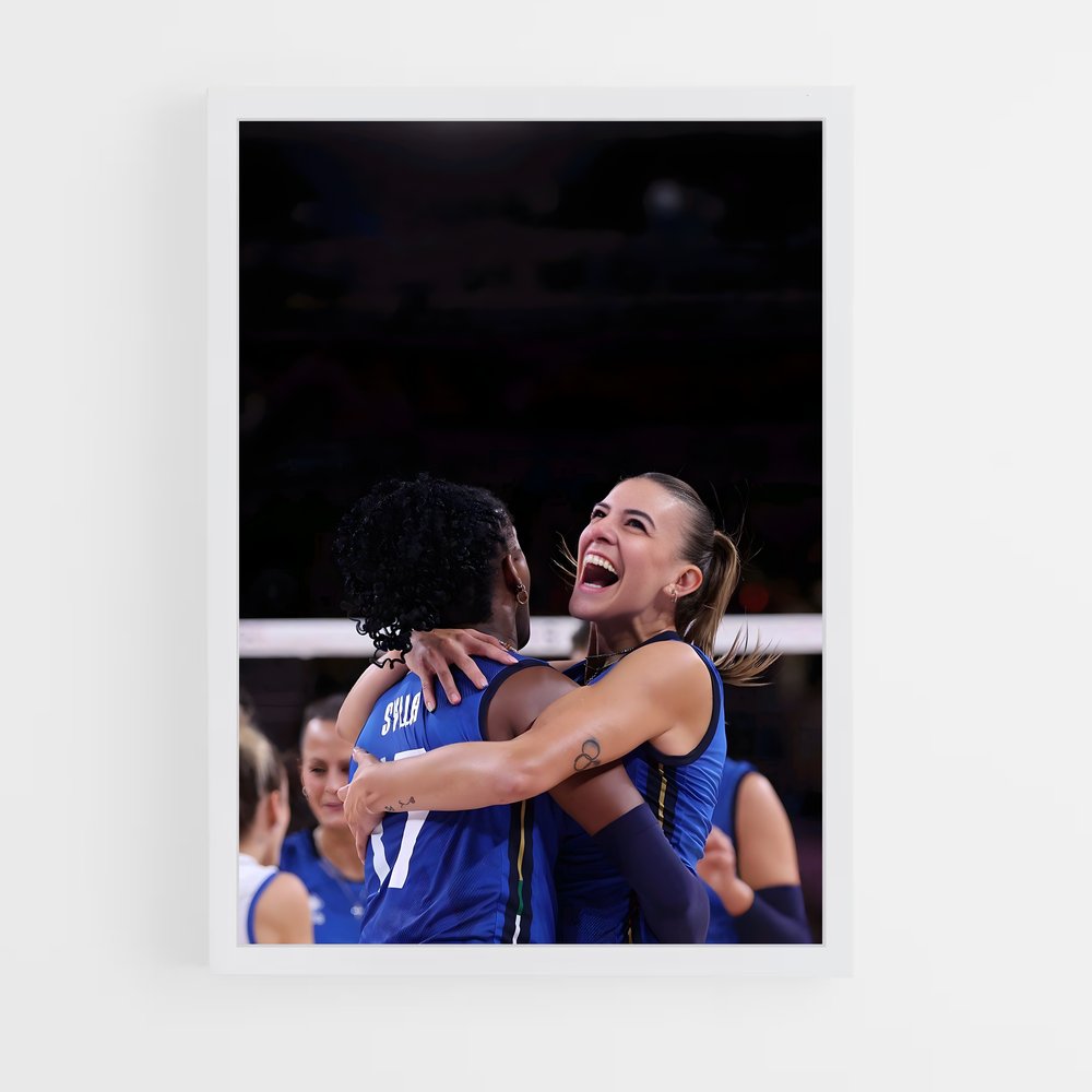 Poster La Victoire des Bruins – affiche Volleyball (vue 3)